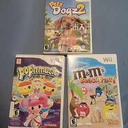3 Wii Games 