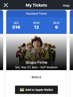 Grupo Firme Tickets