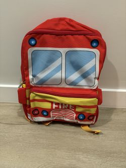Toddler Firetruck Backpack
