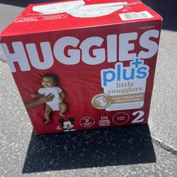 Size 2 Huggies Plus Little Snugglers 