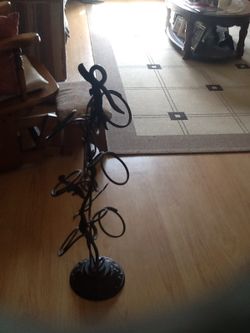 Iron wine rack