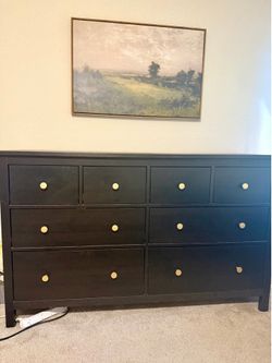 IKEA Hemnes Black Brown Dresser