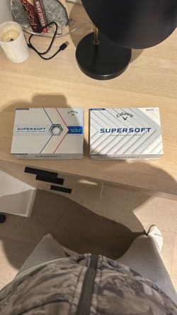 Two 12 Packs Of Super Soft Callaway Golf Balls