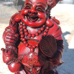 Happy Buddha With Incense Holders