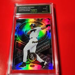 1998 Donruss Preferr#4 Thomas HOF / Helton H0F Great X-Pectations /3000 EJE 6.5