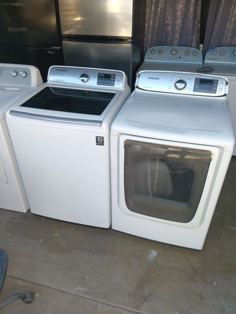 Samsung Washer And Gas Dryer Set