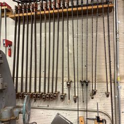 21Heavy Duty Bar Clamps Woodworking / Cabinet Shop