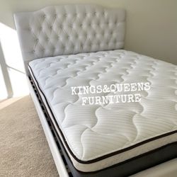 New Queen Bed Frame With Mattress