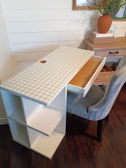 Desk and chair