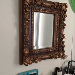 Gold Ornamental Mirror