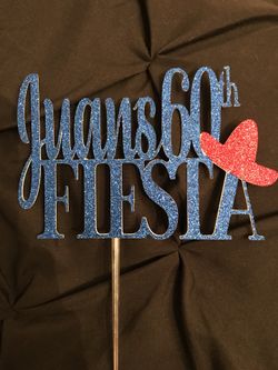 Customized cake topper and centerpiece cutouts