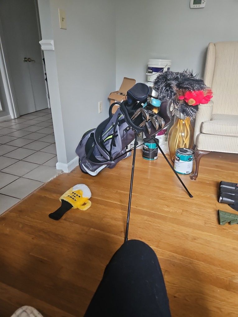 Golf Bag And Clubs