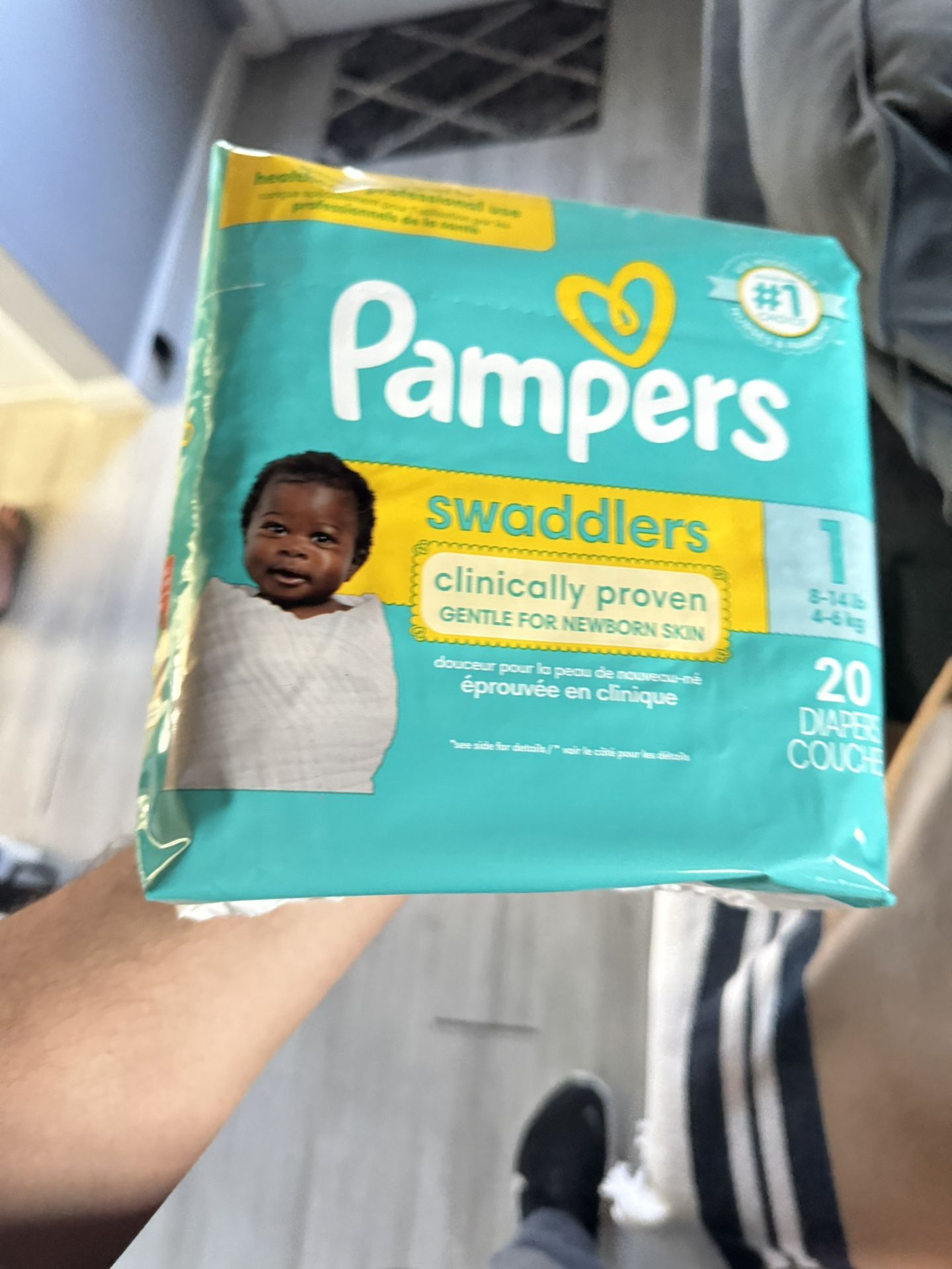 12 Packs Of 20 Diapers. Size 1. 