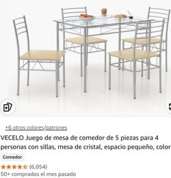 Dinning table Set Glass
