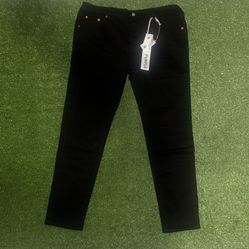 Black Purple Jeans