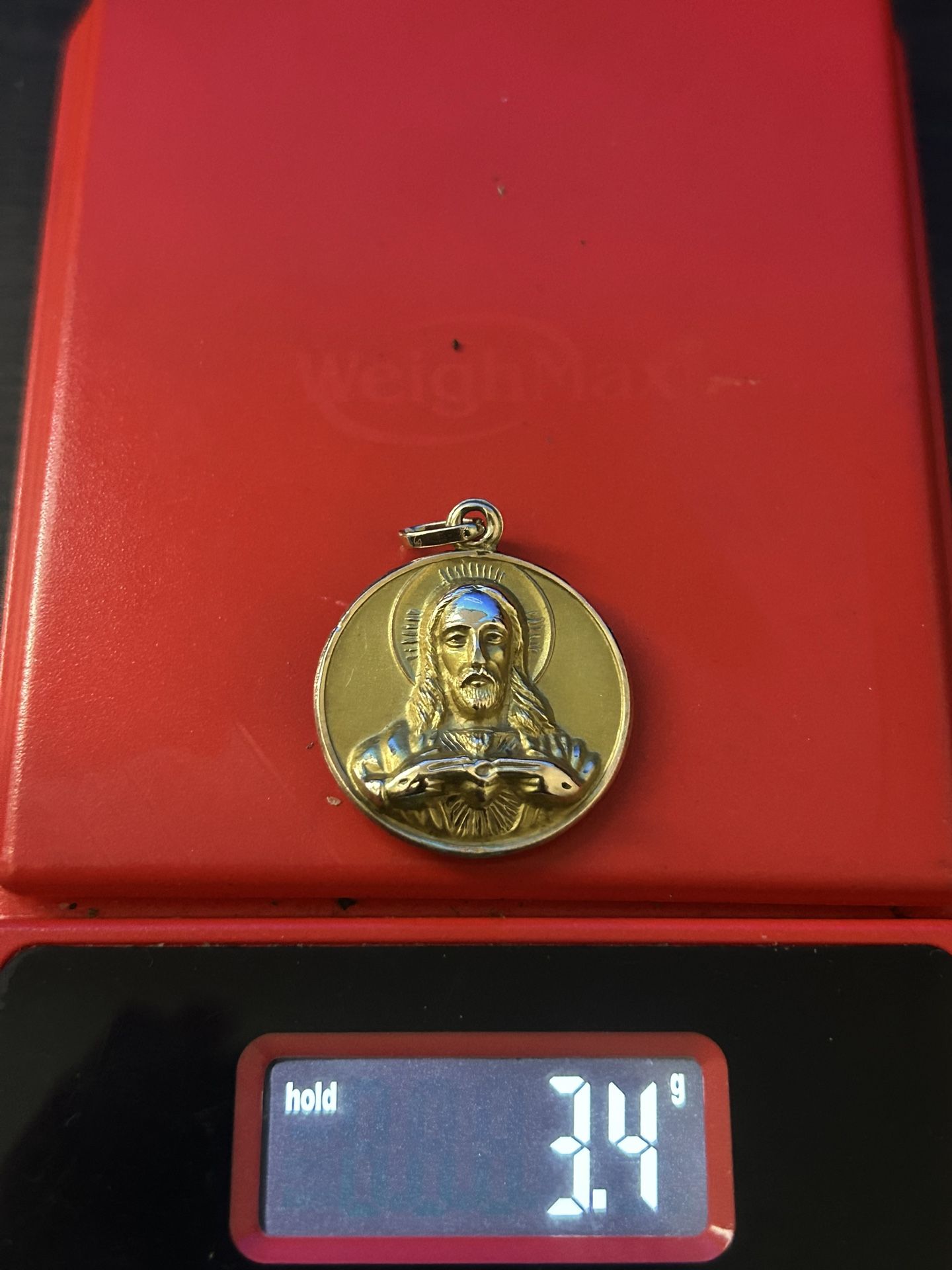 Double Sided 14k Pendant