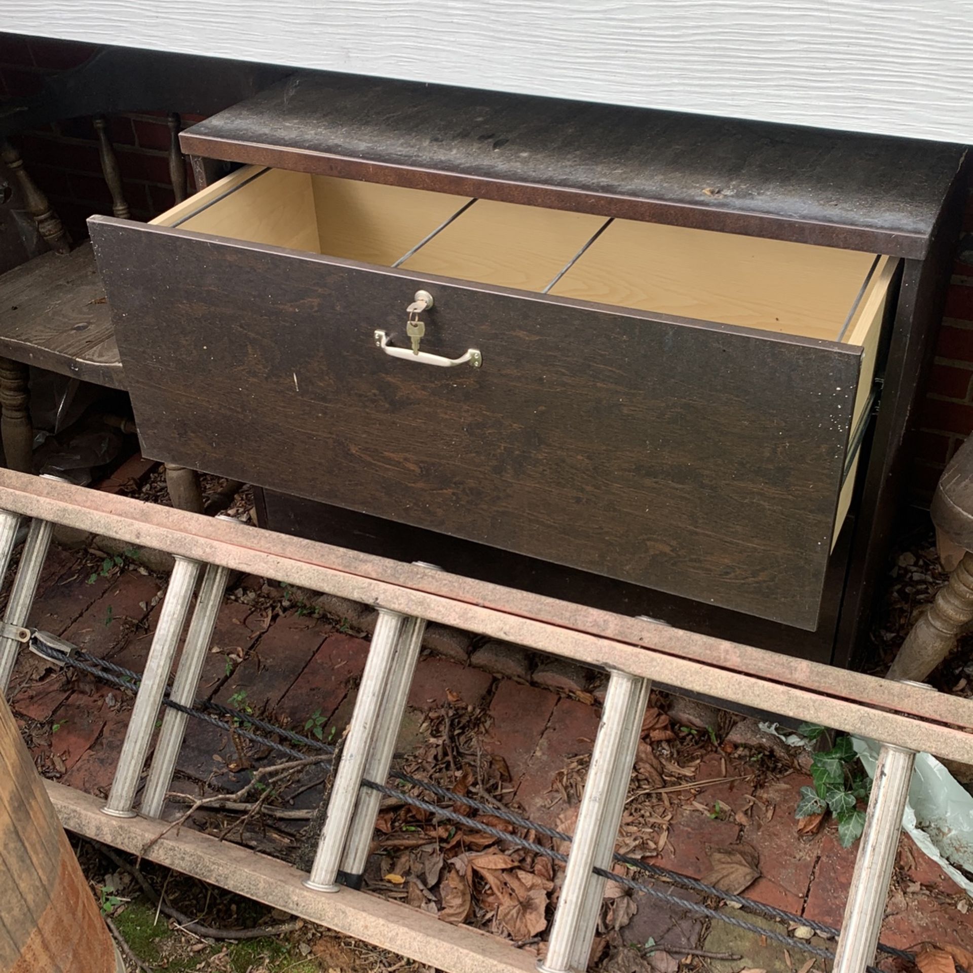 Solid Wood File Cabinet