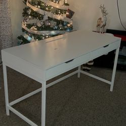 White desk