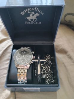 Beverly Hills Polo Club Watch/Bracelet Set