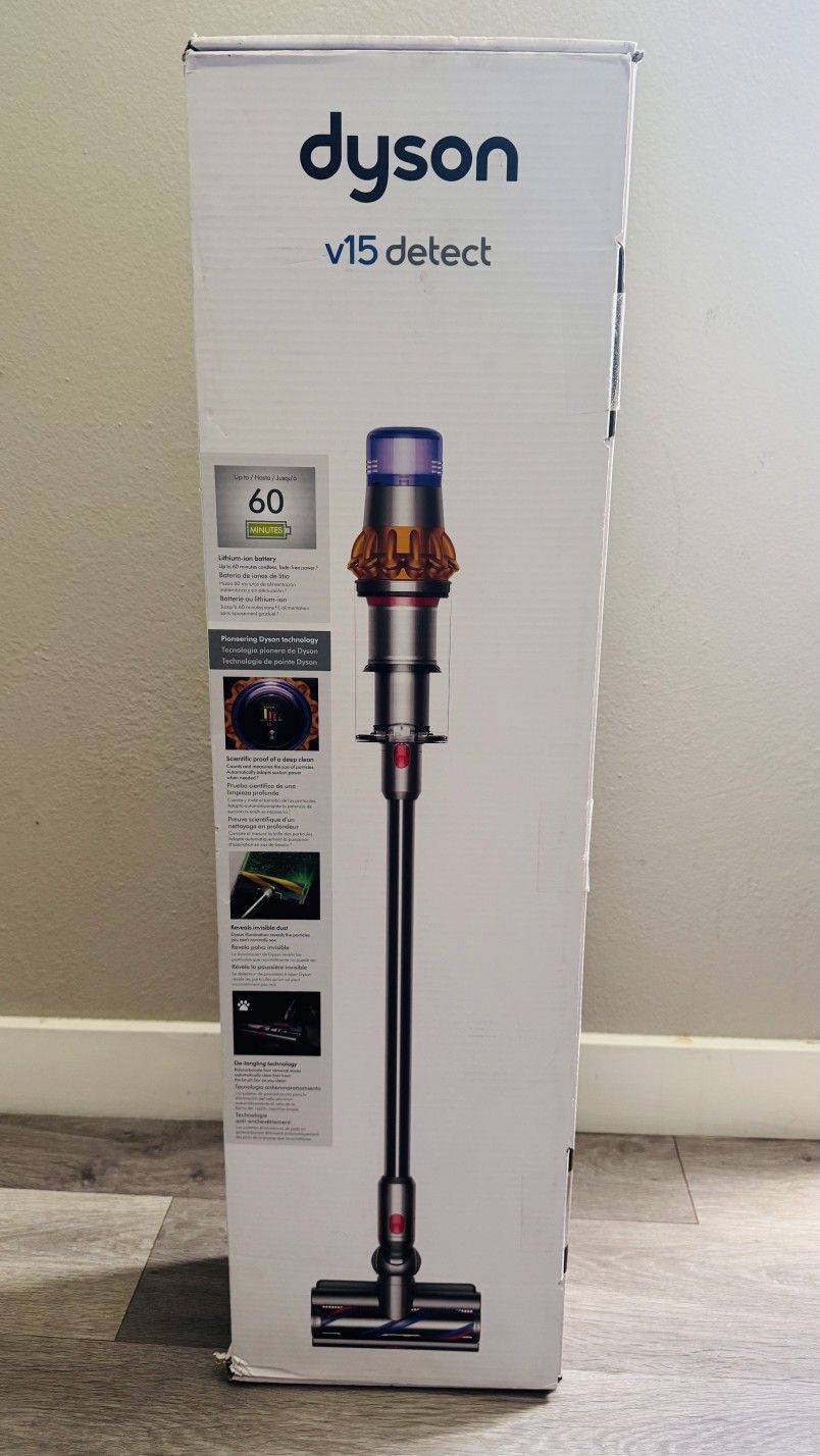 Divorce Sale! New In Box Dyson V15 Detect Vacuum OBO