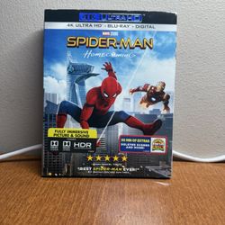 Spider-man Homecoming 4k Ultra Hd Blue-ray DVD With Slip Cover