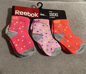 Baby Girl 6-12 Months Socks Brand (Reebok)