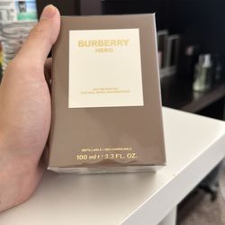 Burberry Hero for men Parfum 3.3oz Eau de Parfum Spray 100ml Cologne for men New