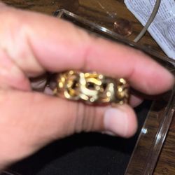 Men Chino Ring Size 13 1/2