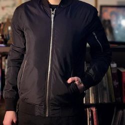 Black Bomber Jacket