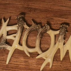 Faux Antlers Welcome Sign