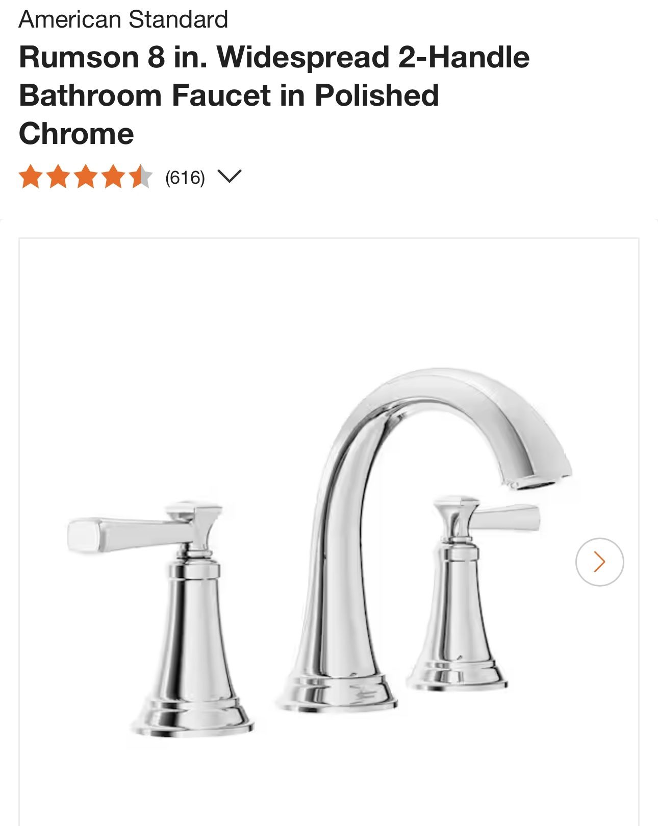 American Standard Bath faucet NIB