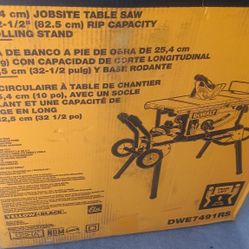 DEWALT
15 Amp Corded 10 in. Job Site Table Saw with Rolling Stand