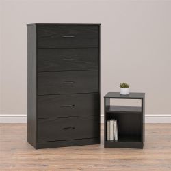 Mainstays Classic 5 Drawer Dresser, Black Oak Finish MainstaysModel:  DW97269 W2 for Sale in Pomona, CA - OfferUp