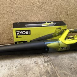 RYOBI 135 MPH 440 CFM 8 Amp CORDED Electric Jet Fan Leaf Blower 🔌