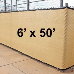 New in box $40 Privacy Screen Fence 6x50ft Wall Cover for Garden Wall Yard, 3 colors