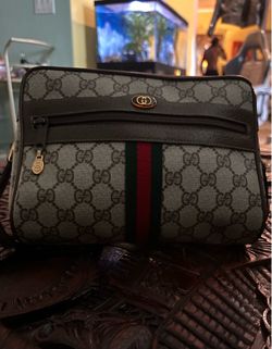 Vintage Gucci GG Supreme Web Stripe Crossbody/Shoulder Bag