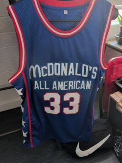 Kobe Bryant Replica McDonald's All America basketball jersey. Medium. Royal.