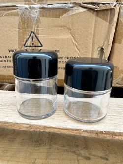 Round clear Jars 3oz