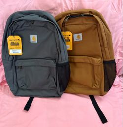 New Carhartt Canvas Backpacks (Carhartt Brown & Grey) - Rain Defender NWT