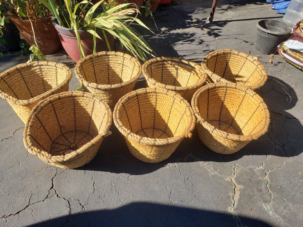 Sisal Rope Baskets