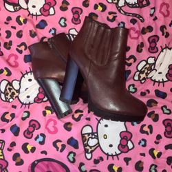 5inch heeled booties