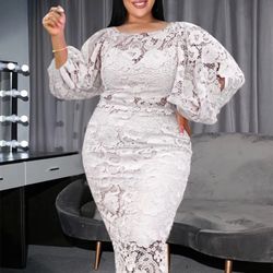 White Sexy Lace Dress