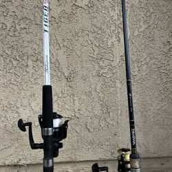 7ft Tiger Shakespeare And 6’6 D-Shock Fishing Rod