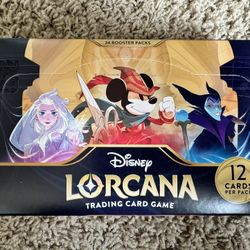  SoldSold Disney Lorcana The First Chapter Booster Box Factory Sealed