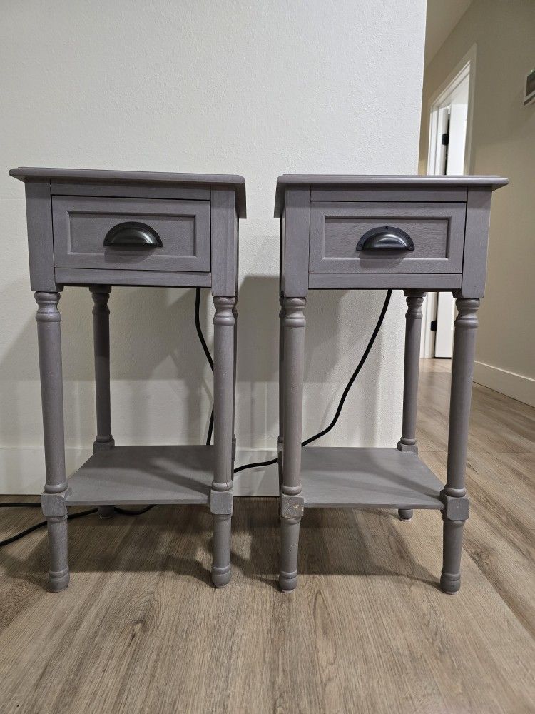 Set Of Night Stands With Charger