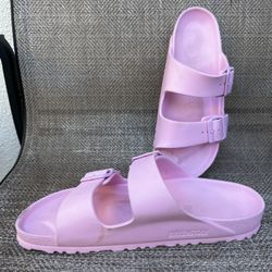 Size 9 Pink Birkenstock Slides