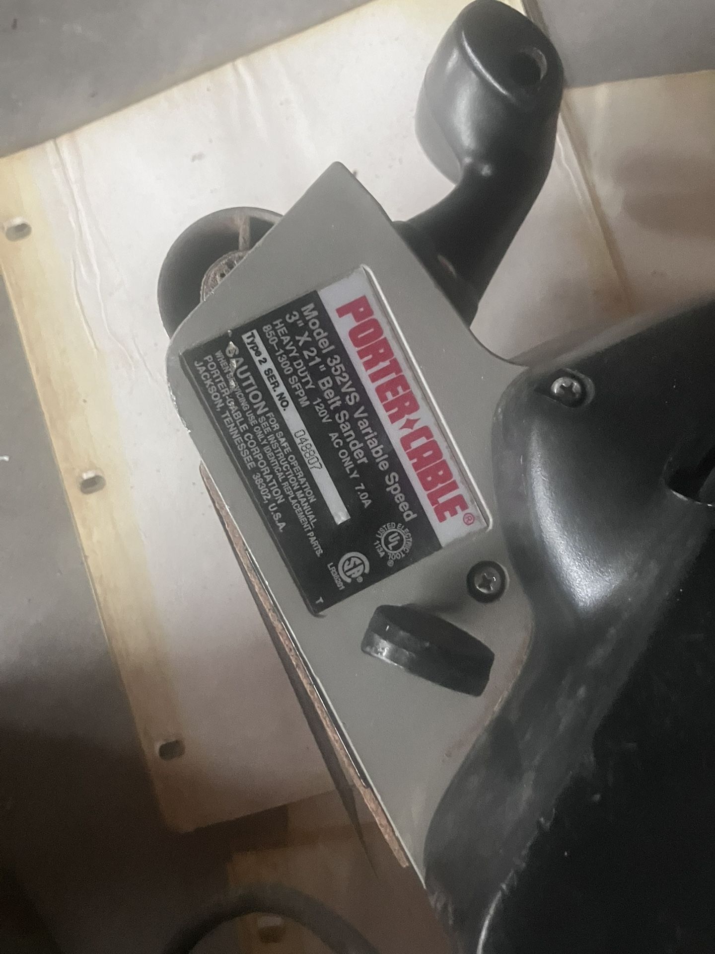 Porter Cable Belt Sander 