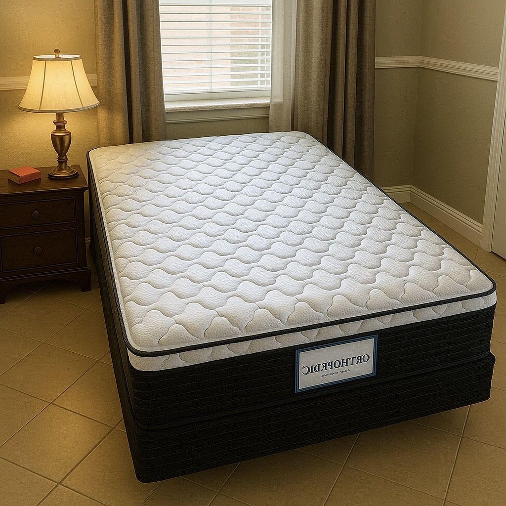 Twin Size Mattress Pillow Top New From Factory Of 14” Inches Thick Same Day Delivery 🚚 And Available in All Sizes 