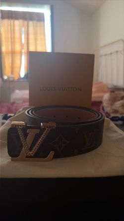 Louis Vuitton Monogram Belt with LV Buckle