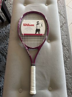 Wilson Tennis Racket (2) and Penn Balls (5 Pack)